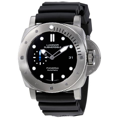 panerai submersible titanium price|Panerai luminor submersible.